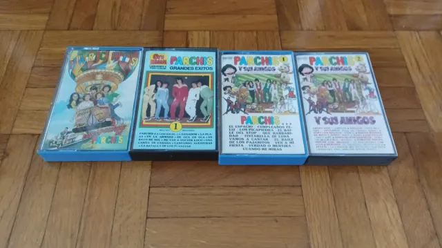 Lote 4 Casetes Parchís