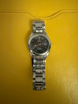 Reloj Festina Mujer Plata y Negro