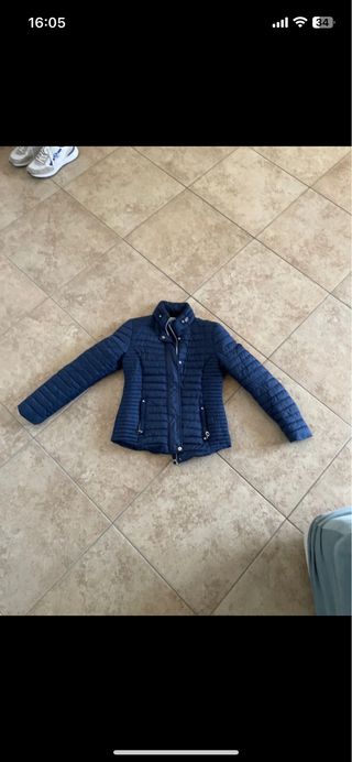 Piumino donna blu
