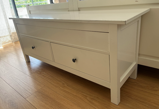 mueble arcon baul blanco de ikea