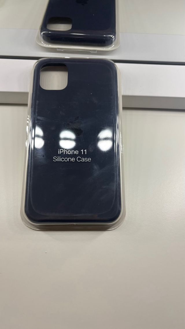 Capa Silicone Azul para iPhone 11