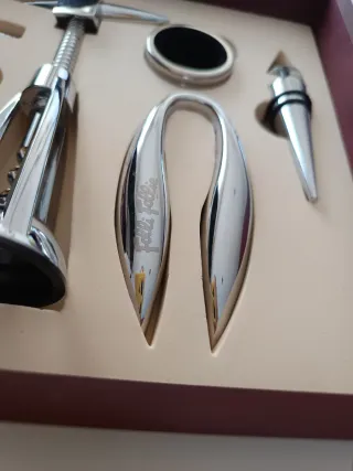 Kit de vino madera y metal