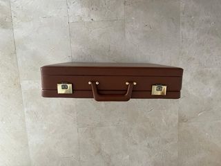 Maletín ejecutivo piel marrón