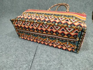 Bolso Capazo Estampado Geométrico