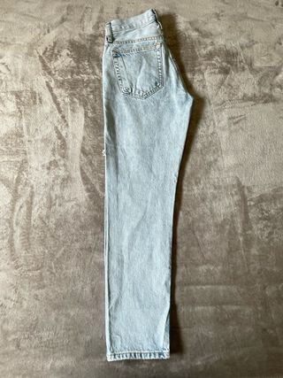 Mango Jeans Tiro Medio Rotos Talla 34