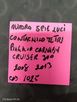 Quadro spie contachilometri Yamaha YZF R 125