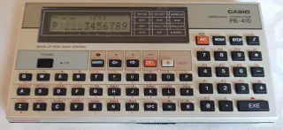 Ordenador Casio PB-410 + Memoria RC-2 año 1984