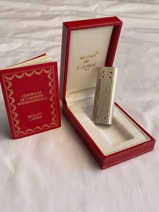 Mechero Cartier Plata