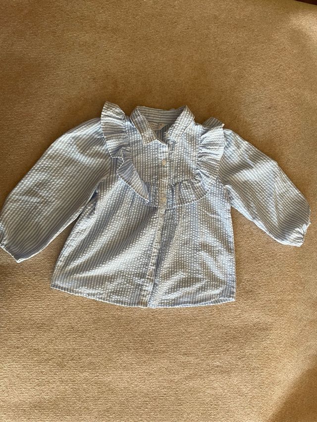 Camisa Primark Rayas Volantes