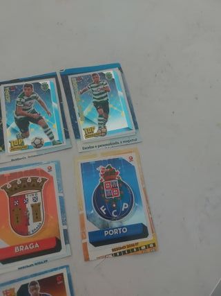 7 Cromos de Futebol Top Stars