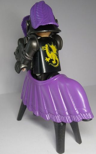 Playmobil Caballero medieval dragon amarillo