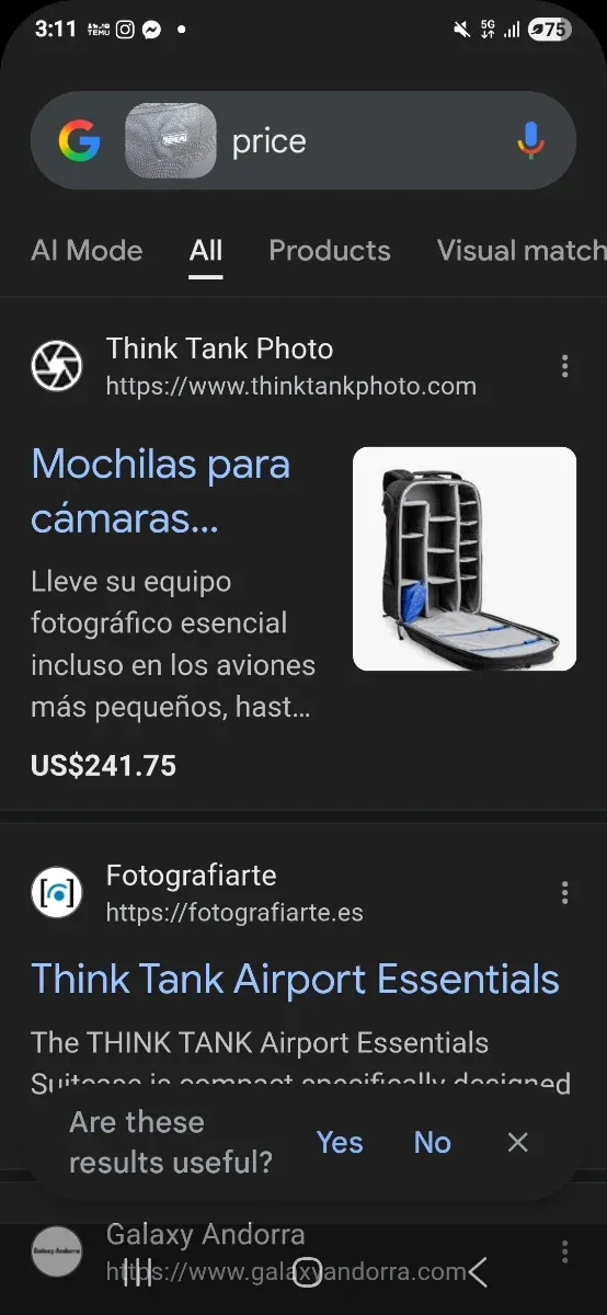 Mochila Think Tank Photo para cámaras