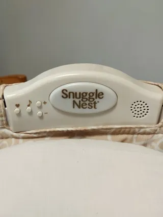 Cuna nido portátil con sonidos