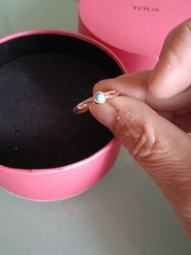 Anello Tous e turchese