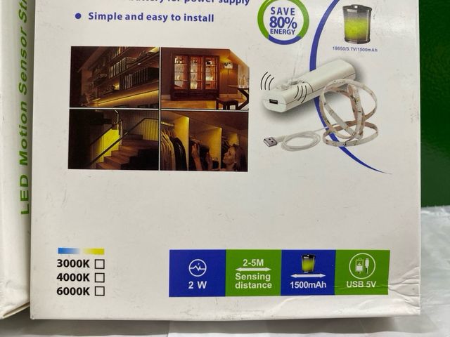 Tira LED con sensor de movimiento