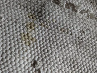 2 tappeti bianchi in cotone