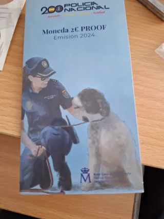 Moneda 2€ España Policía Nacional 2024