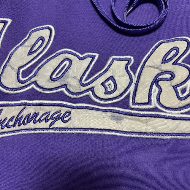 “Alaska - Anchorage” Embroidered Graphic Hoodie