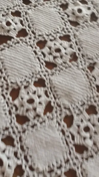 Centro tavola quadrato bianco