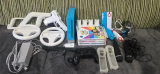 Consola Wii Azul + Accesorios