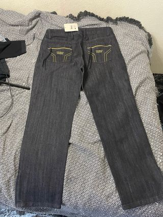 Pantalones vaqueros negros mujer