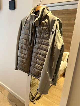 Cazadora Paul & Shark Gris/Verde Oliva