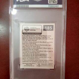 Cromo Messi primer mundial gradeado