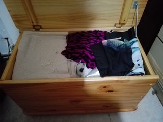 Baúl de pino natural