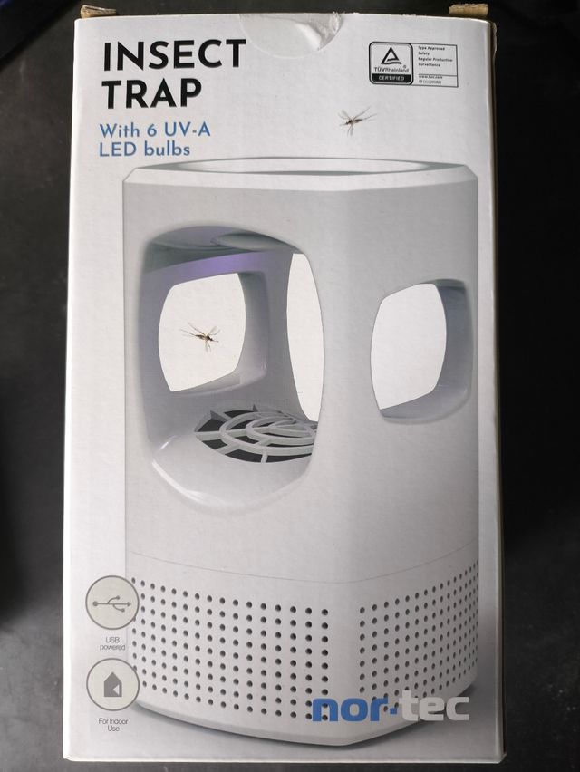 Trampa Insectos Nortec UVA LED