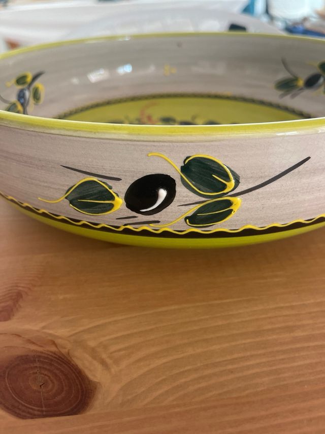 Cerámica grande decorada 30 cm