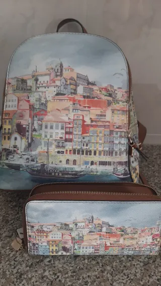 Mochila Porfais paseo diseño ciudad