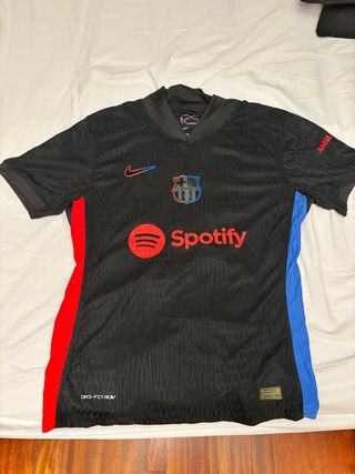 Maglia FC Barcelona Nera Spotify