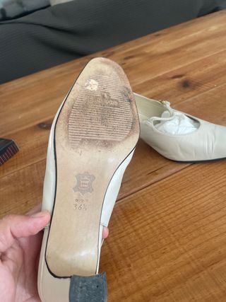 Zapatos de señora blancos