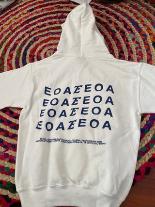 Sudadera Zetak blanca Talla Niñ@