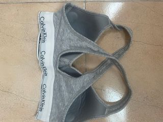 Calvin Klein Sujetador Deportivo Gris