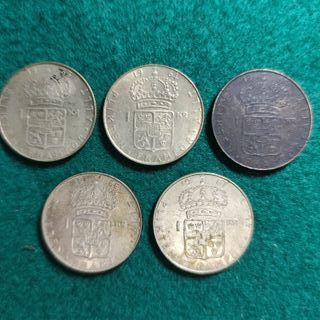 51 Monedas Suecia Antiguas - Plata