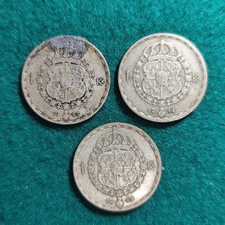 51 Monedas Suecia Antiguas - Plata
