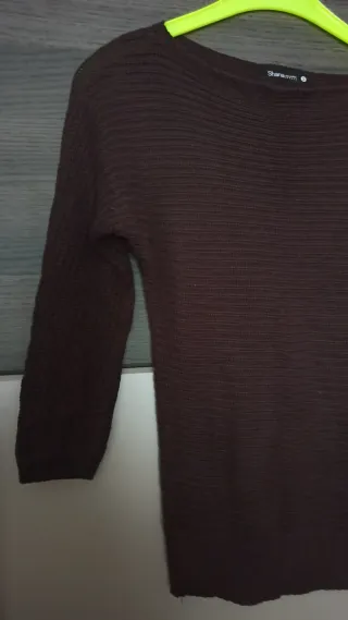 Blusa Shana Marrón Manga Larga