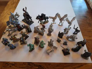 34 Figuras RPG Plomo