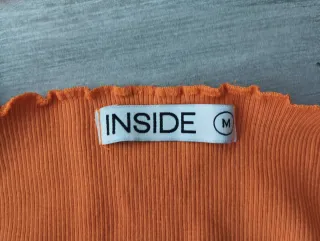 Vestido lunares naranja Inside Talla M