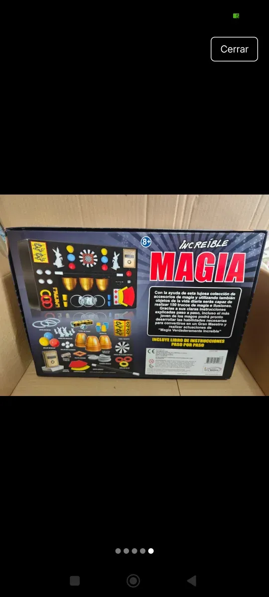 Juego de Magia Libro Mágico sin usar