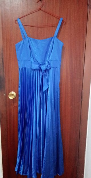 Vestido de fiesta azul, ceremonia, boda