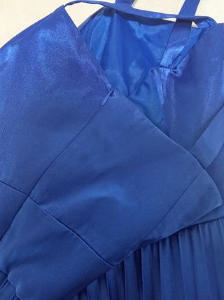 Vestido de fiesta azul, ceremonia, boda