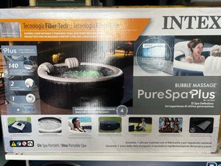 Jacuzzi Hinchable Intex Azul/Verde
