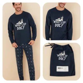 Pijama Polar Hombre Bugs Bunny S