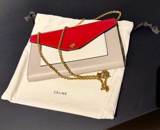 Bolso Celine Piel Cadena Dorada