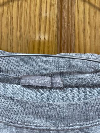 Sudadera Bershka gris M