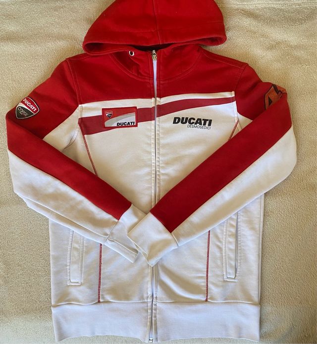 Sudadera Ducati Roja y Blanca