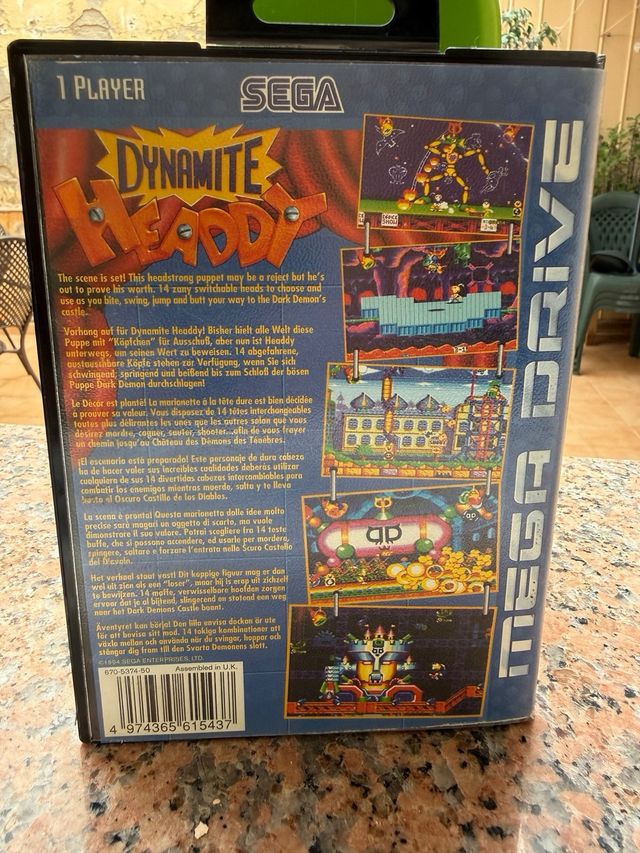 Juego Mega Drive Dynamite Headdy