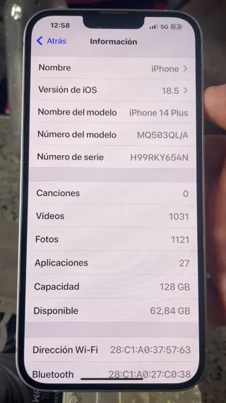 Apple iPhone 14 plus viola